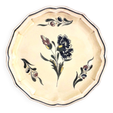 Assiette décorative de Salins France  décor Epinal     25,5 cm