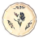 Decorative plate from Salins France, Epinal decor 25.5 cm