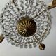 Balloon chandelier in bronze and grapevines 8 lamps