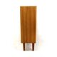 Scandinavian walnut bookcase "Facett", Bertil Fridhagen, Bodafors, Sweden, 1960