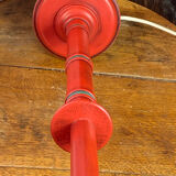 Bamboo-style wooden lamp