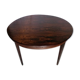 Table ronde scandinave en palissandre