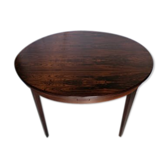 Table ronde scandinave en palissandre