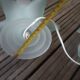 Pair of vintage flower lamps