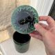 Vintage 1960 ceramic covered pot signed Accolay