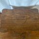 Antique Low Stool Vintage Wood Footrest