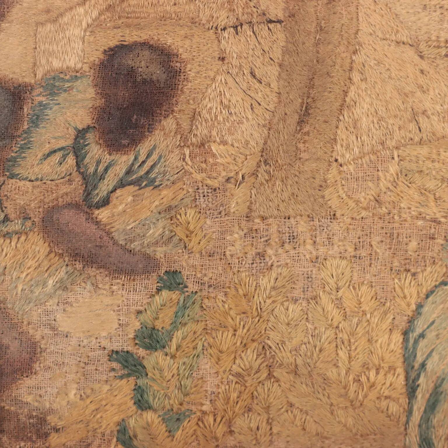 Silk tapestry "The Academy of Plato" Italy 17th-18th century