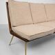 Three-Seater Sofa and Lounge Chair with Hocker by Hans Mitzlaff, Set of 3