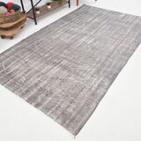 Gray handmade vintage rug 174x294cm