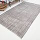 Gray handmade vintage rug 174x294cm