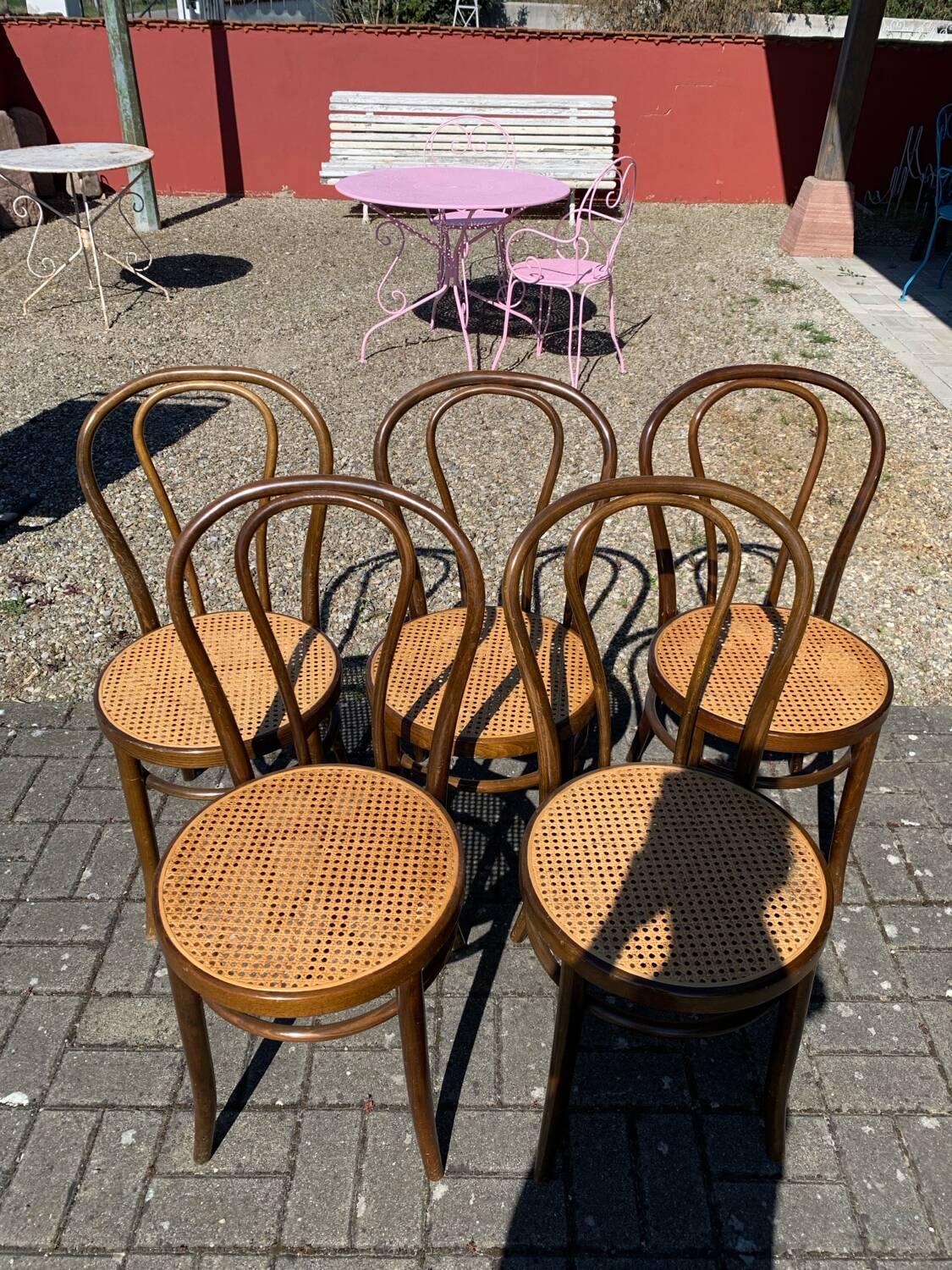 Lot de 5 chaises de bistrot