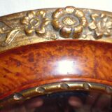 Art Deco oval mirror with gilding 50.5x40.5 cm / 2