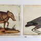 Pair of reproductions of the Codex Pomar of Natural History, Valencia, 1990