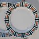 Set of 4 flat plates Badonviller model Quiberon