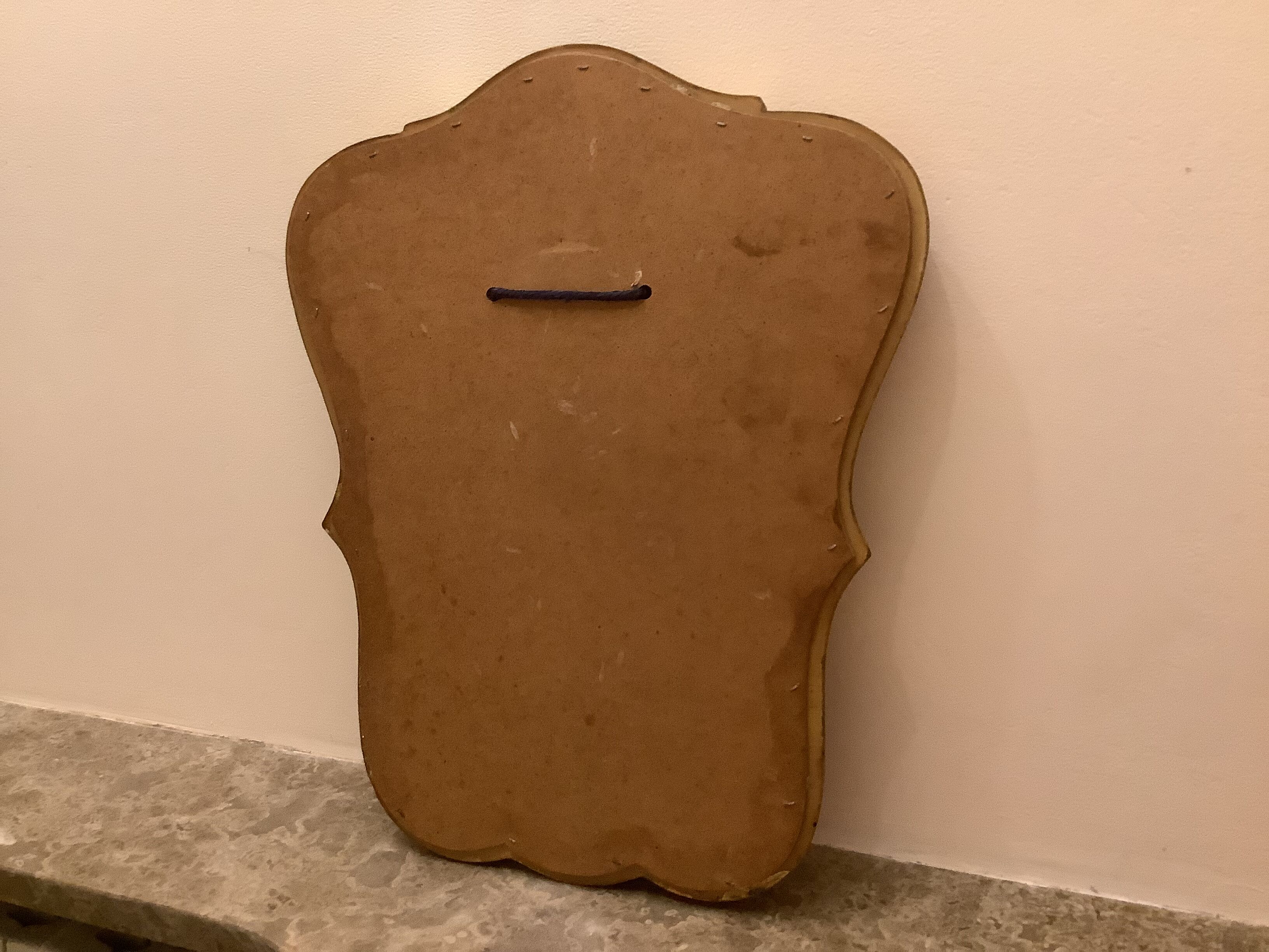 Gilded baroque mirror