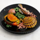 Assiette Barbotine Bord de mer