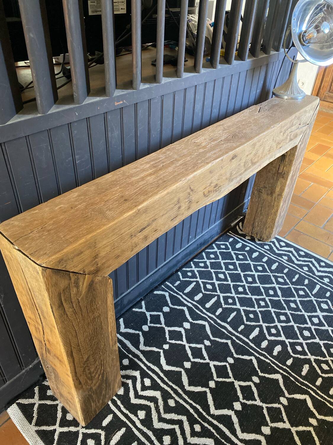 Console chêne massif