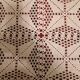 Handmade cotton crochet bedspread