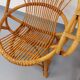 Pair of vintage rattan armchairs from the 60s