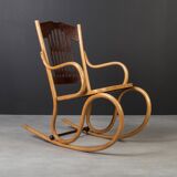 Antique Jacob & Josef Kohn Rocking Chair | Art Nouveau Design, Bentwood,