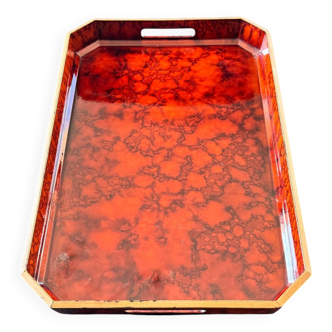 Otagiri octagonal lacquered tray