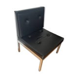 Chauffeuse, fauteuil bas années 1970