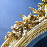 19th-century golden mirror