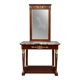 Console and mirror set in Empire style.