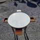 Louis XVI style bouillotte table in mahogany