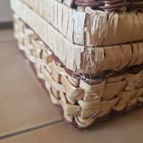 Rattan suitcase, 1950s
