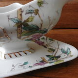 Limoges porcelain sauce dish, 1900