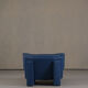 Nicoletti Salotti post-modern leather armchair, Italy 1980s
