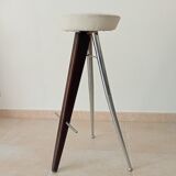 Vintage tripod top stool 60s/70s
