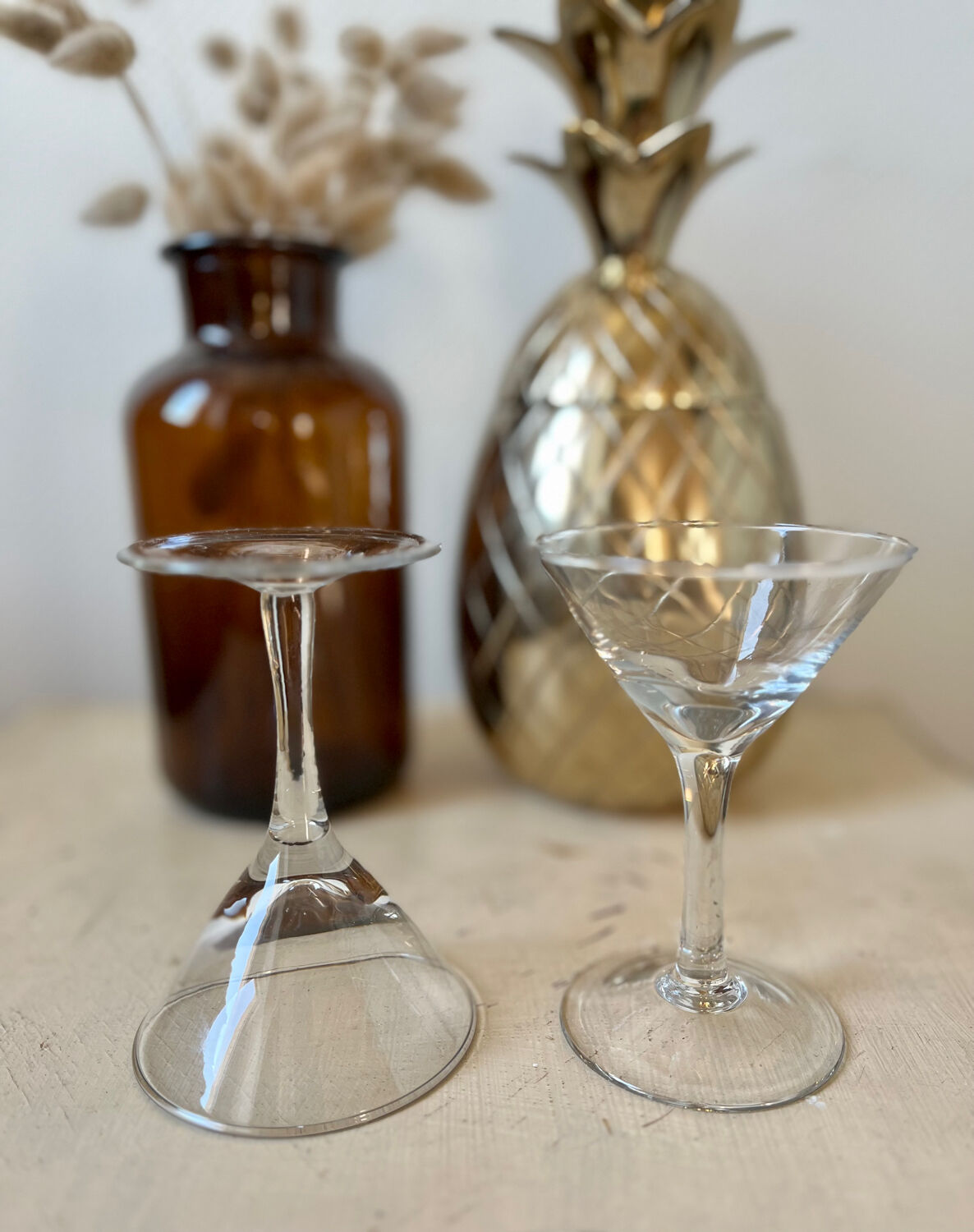 Coupes cocktail vintage