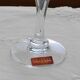 Set of 6 rice grain champagne flutes in vannes crystal