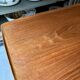 Danish coffee table in teak and rope by Arne Hovmand Olsen