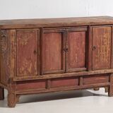 Ancien buffet rouge de la dynastie Qing (vers 1900) #12