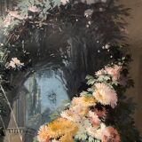 Augustus Bertrix. Pair of gouaches framed under glass dated 1854