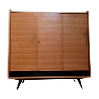 Vintage dressing cabinet, compass legs, 50s