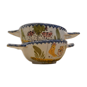 Souvenir bowls of auvergne