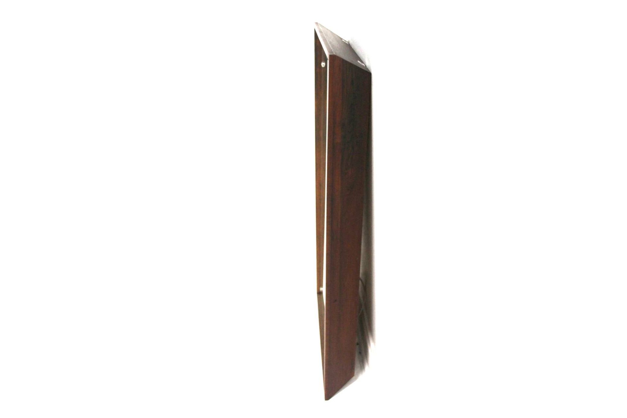 Scandinavian rosewood mirror, Sweden, 1960, 108cm x 56cm