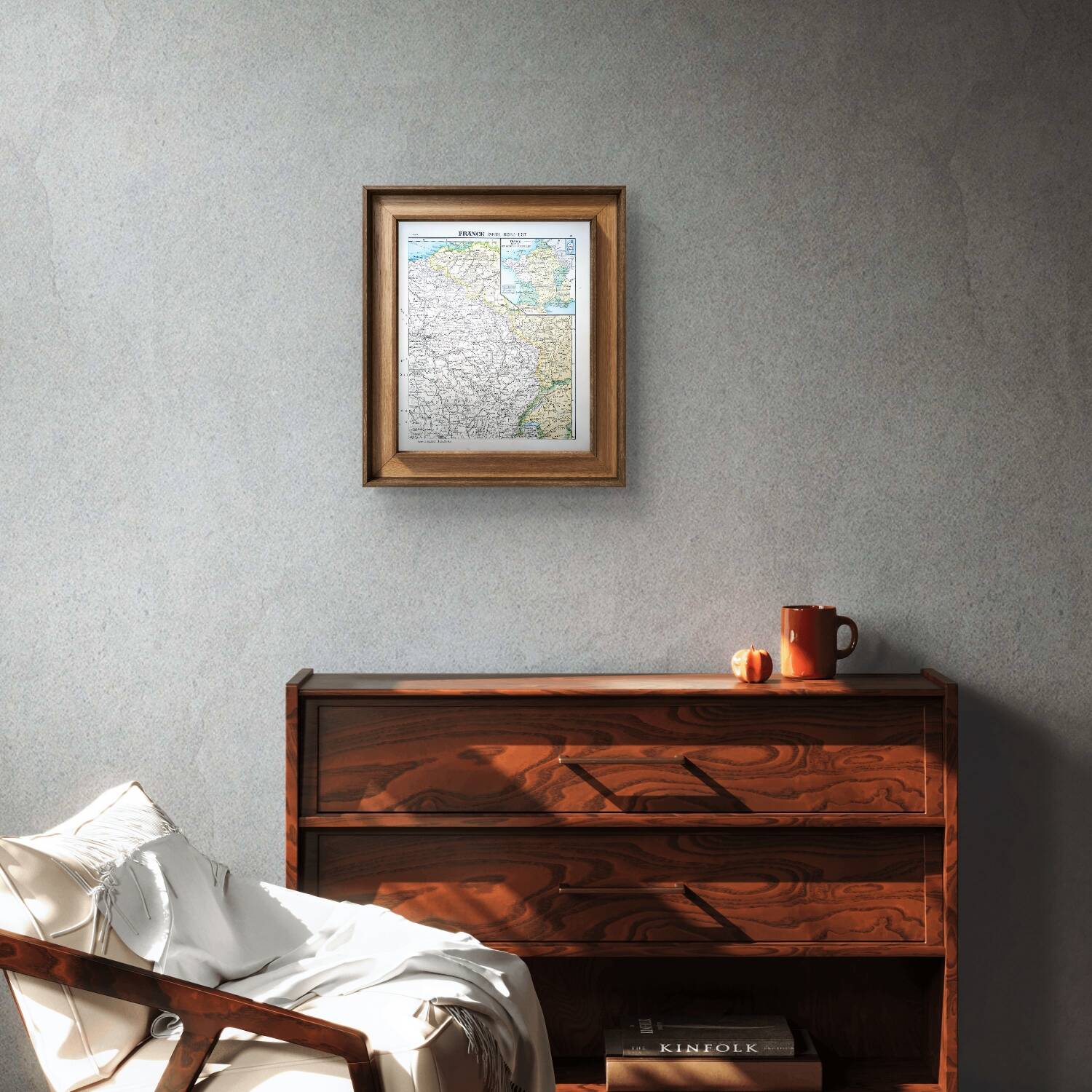 Printed in 1900, Northeast France.