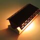 Vintage metal wall lamp from the 1970s G&G for Massive Belgium