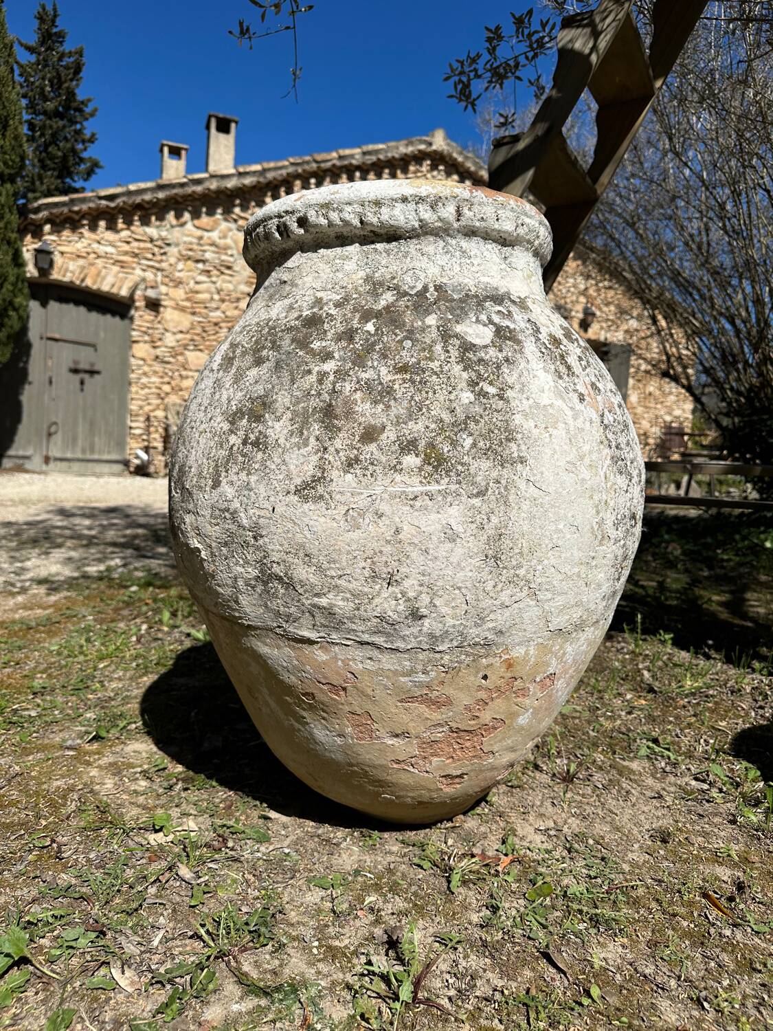 Terracotta pottery jar