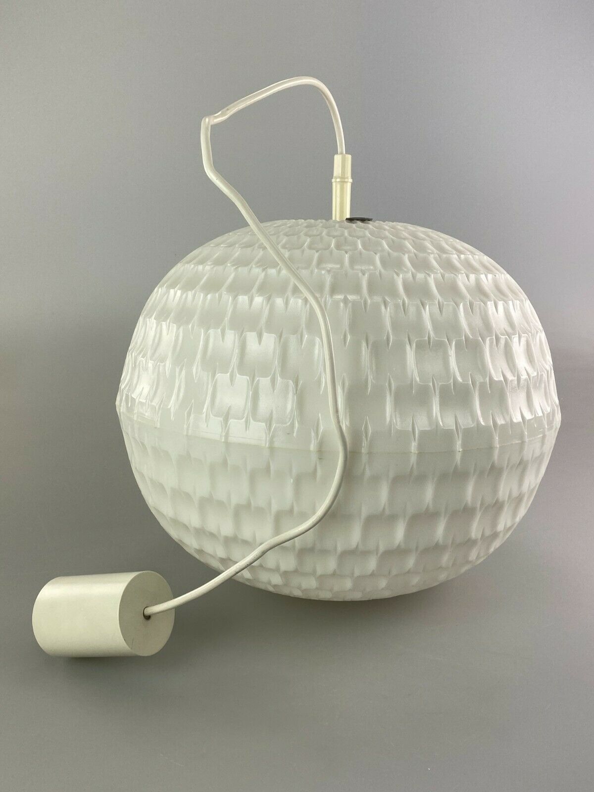 60s 70s Erco lamp light honeycomb ceiling lamp plastic space age design