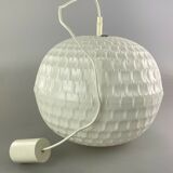 60s 70s Erco lamp light honeycomb ceiling lamp plastic space age design