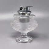 1970s Smoking Set  by Lalique. Signed on The Bottom. Made in France