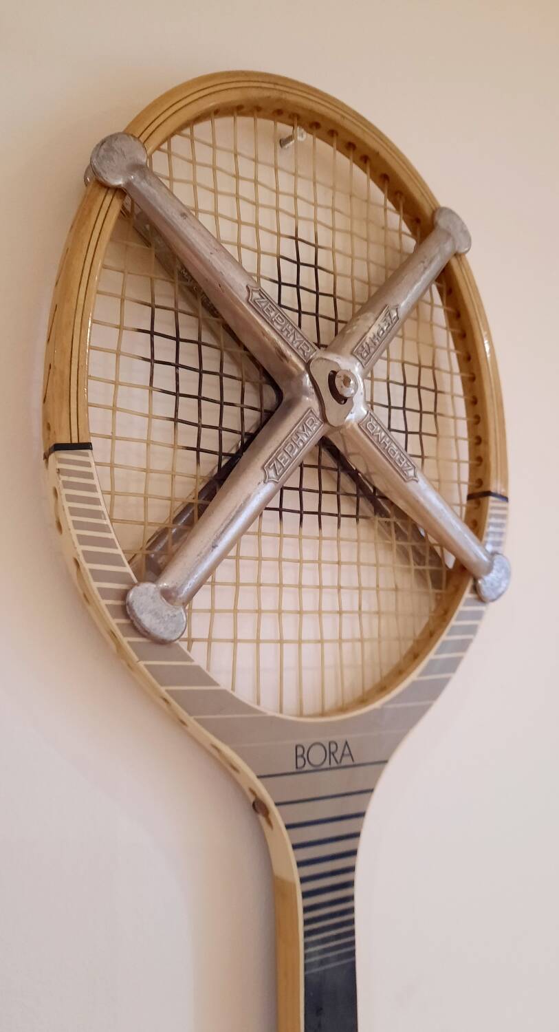 Adidas vintage wooden racket