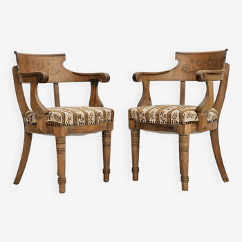 Paire de fauteuils années 40-50, design danois