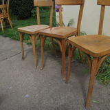 3 Bauman bistro chairs